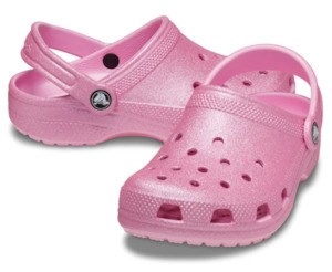 shoes: Crocs Toddler Classic Glitter Clog