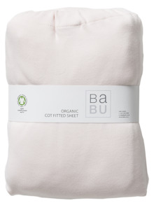 Babu: Babu Organic Cot Fitted Sheet