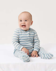 Babu: Babu Merino Footed Onesie