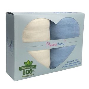 Baby First Muslin Wrap 2pk