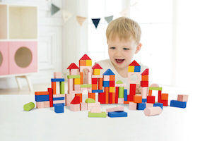 Classic World 100Pc Wooden Blocks - Barrel