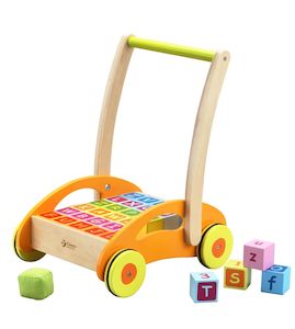 Classic World Baby Walker with Blocks