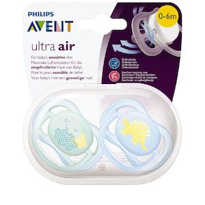 Phillips Avent Soother Ultra Air Design Pacifier 2pk