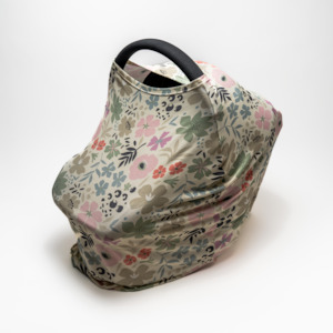 Car Seats Capsules: Nelly Boo Cotton Capsule / Carrycot Cover in Spring Fever