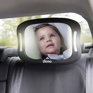 Car Accessories: Diono Easy View Mirror XXL - Black