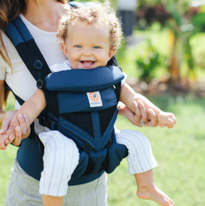 Ergobaby Omni 360 Cool Air Mesh Baby Carrier -Raven