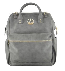 Nappy Bags: Isoki Byron Backpack Stone