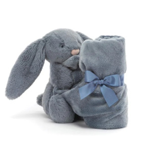 Jellycat Bashful Dusky Blue Bunny Soother