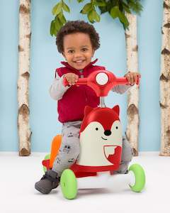 Travel Comfort Toys: Skip-Hop-Zoo 3-In-1 Ride On Toy - Fox