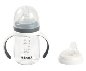 Beaba 2 in 1 Bottle to Sippy Learning Cup 210ml