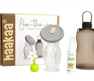 Bottles: Haakaa On the go Pumping Travel Set