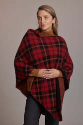 5051 Tartan Poncho