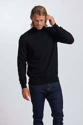 Clothing: RM2479PO Royal Merino Men's Polo Neck Sweater