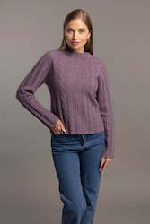 Corrugated Cable Pullover 5054