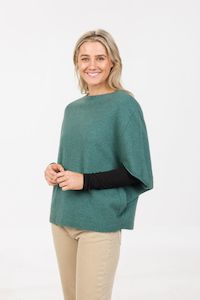 Clothing: SPLIT SLEEVE PONCHO NB868