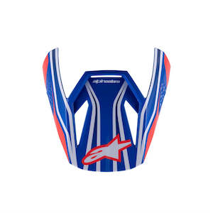 Motorcycle or scooter: S-M3 Youth Visor Wurx Blue/Red/White/Black Gloss