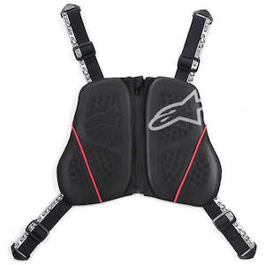 Nucleon KR-C Harness Chest Protector Black/White/Red XS/S. Designed for use with…