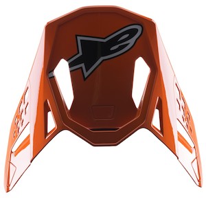 Visor S-M8 Factory Dark Blue/Orange Fluoro