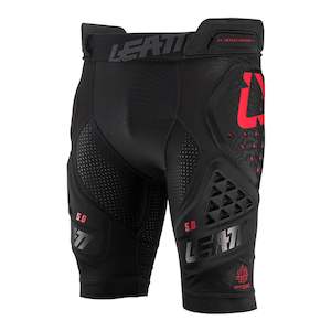 Motorcycle or scooter: Leatt 5.0 3DF Impact Shorts - Black