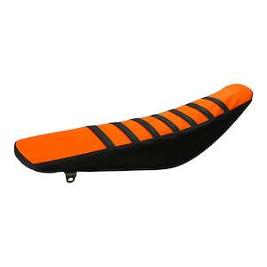 Whites Seat Cover - Orange Black KTM SX65 02-08