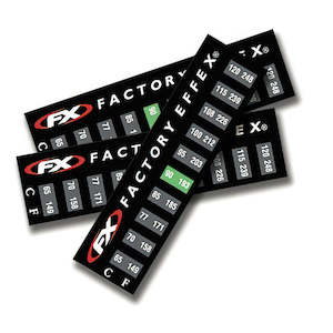 FACTORY EFFEX Motorbike Temperature Sticker