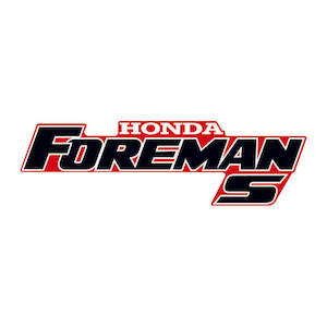 Honda Foreman S Tank Sticker 300mm White/Red/Black (700.0110)