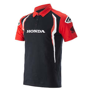 Honda Polo Shirt Red/Black L