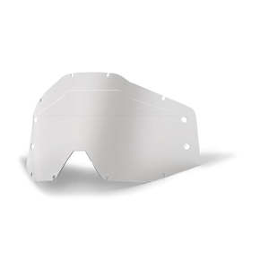 Gen 1. Accuri Forecast Lens No Bumps - w/Mud Visor - Clear