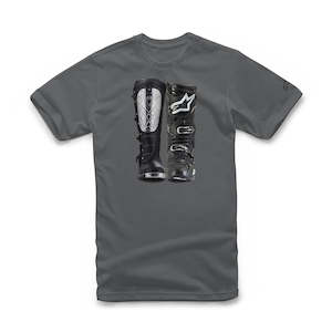 Victory Roots Tee Charcoal S