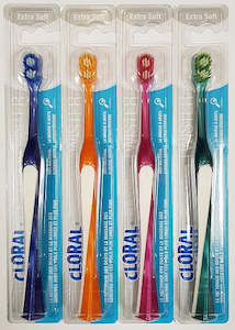 Extra soft toothbrush [Cloral twister]