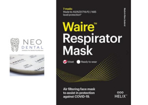 Medical and surgical equipment repair and maintenance: Waire™ Respirator Mask N95 Level (7 masks/pk)