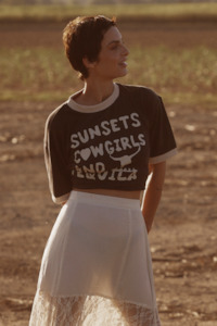 The Sunsets And Tequila Tee - Black