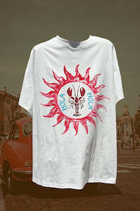 Lobster Hola Tee - White