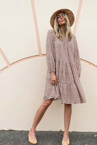 Womenswear: Honey Smock Dress - Ivy Rose Cream