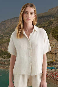 Bronte Linen Shirt - Natural