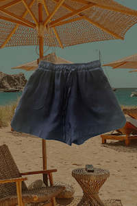 Womenswear: Bronte Linen Shorts - Black