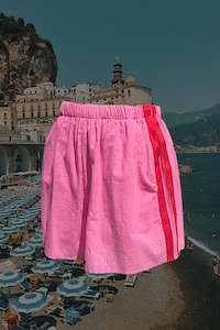 Pink/Red Racer Shorts