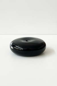 Womenswear: Glass Vessel Incense Holder - Black