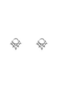 Mystic River Studs - Silver