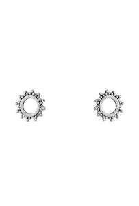 Mehndi Sun  Studs - Silver