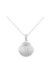 Seashell Locket - Silver