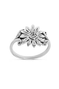 Wild Sunflower Ring - Silver