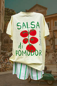 Salsa Di Pomodoro Short Set - Yellow