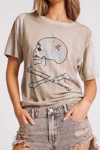 Skull and Bones Boyfriend Tee