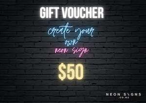 Neon Sign Gift Voucher