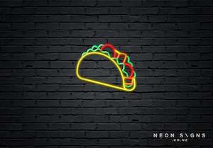 Taco LED Neon Sign