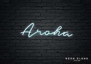 Aroha - LED Neon Sign