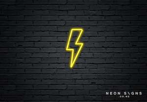 Lightning Bolt - LED Neon Sign