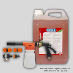 Motor vehicle washing or cleaning: Nerta Starter Pack (for garden hose)