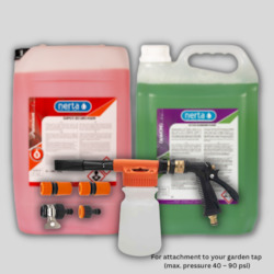 Farmers/Contractors Wash & Wax Combo (for garden hose)